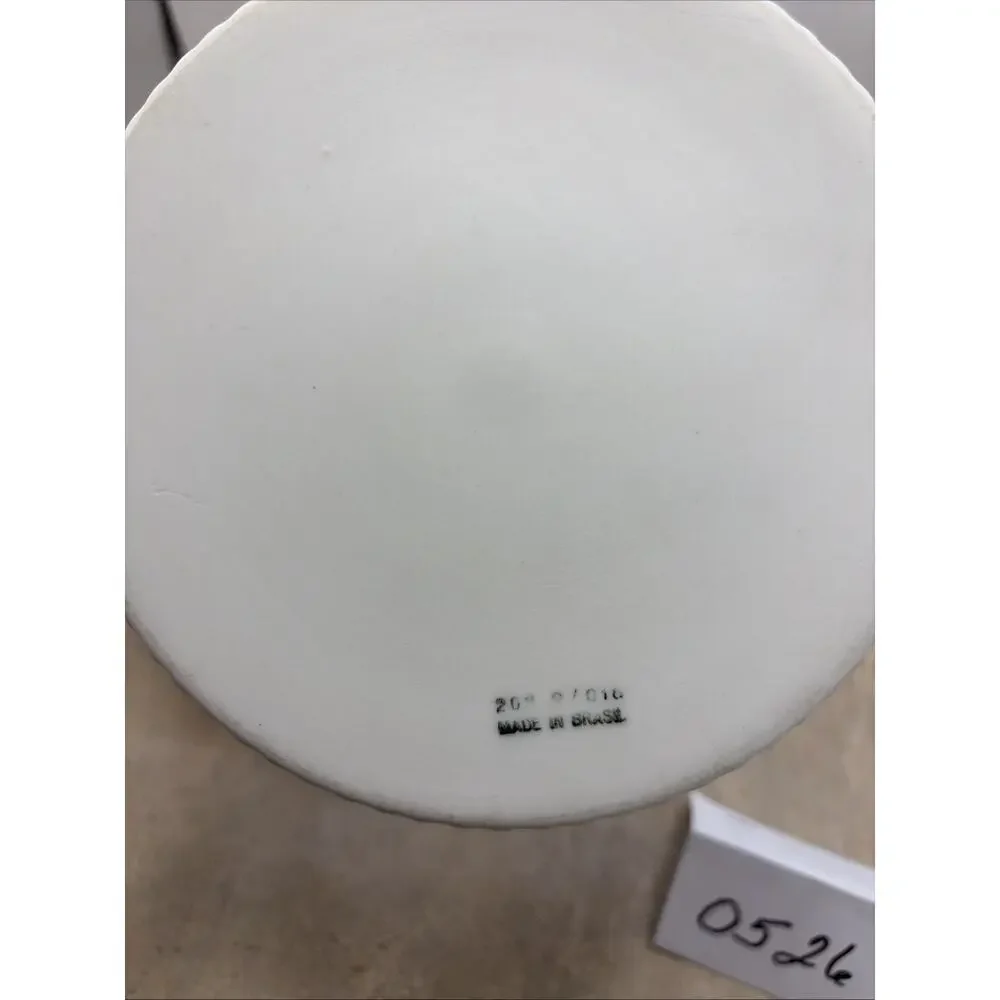 White Ceramic Ribbed Design Bowls 4” & 6” From Brazil & Portugal Oven/Dishwasher